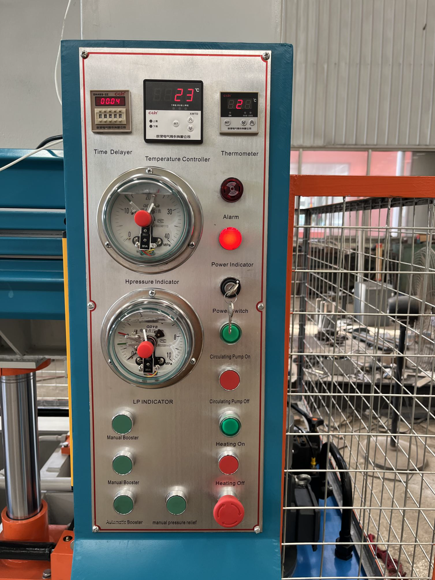 Prensa MDT 3516 - Painel de Controle