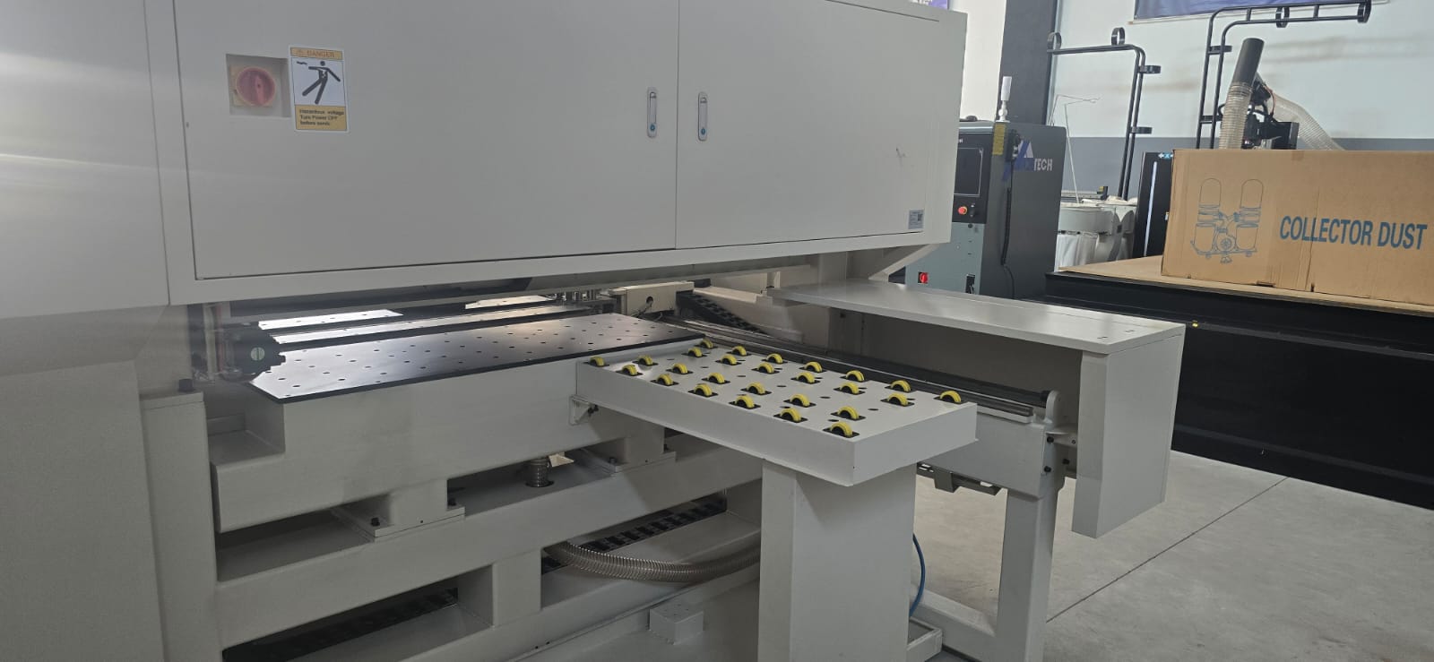 MaxDrill M5 - Detalhe Mesa de Entrada Esferas