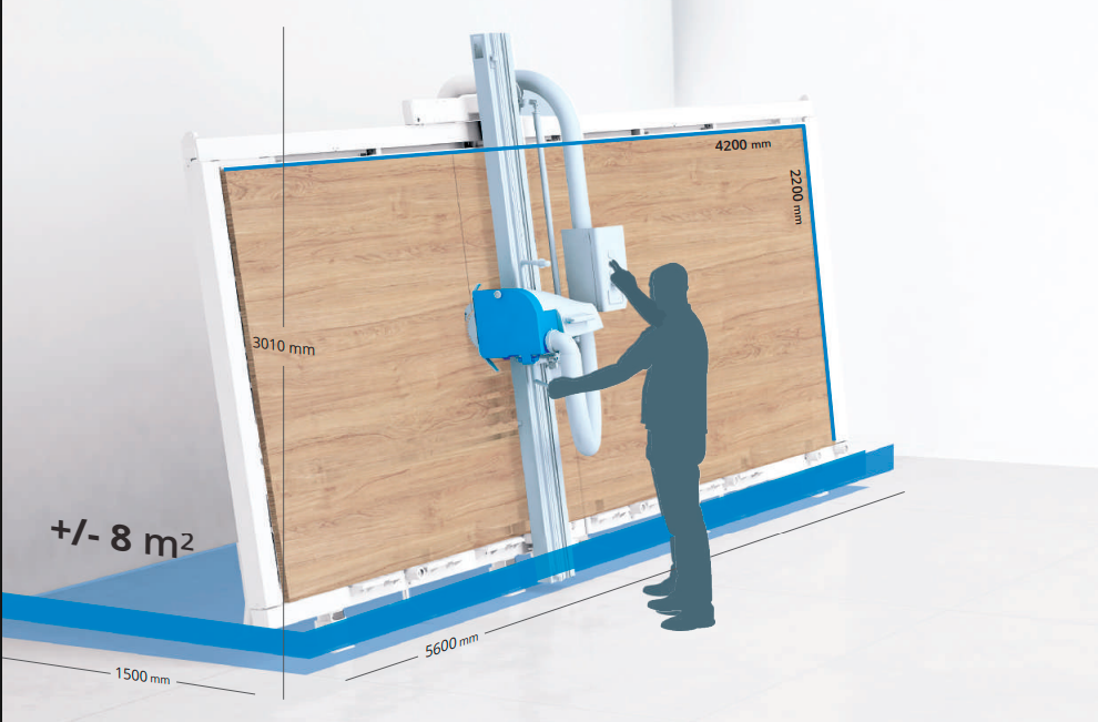 Área real ocupada pela SVP 145 Plus